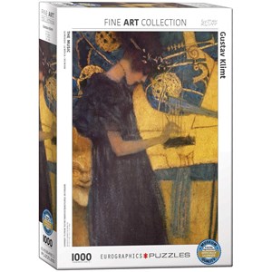 Eurographics (6000-1991) - Gustav Klimt: "The Music" - 1000 piezas