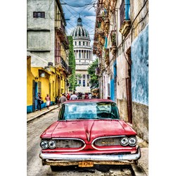 Educa (16754) - "Vintage Car In Old Havana" - 1000 piezas
