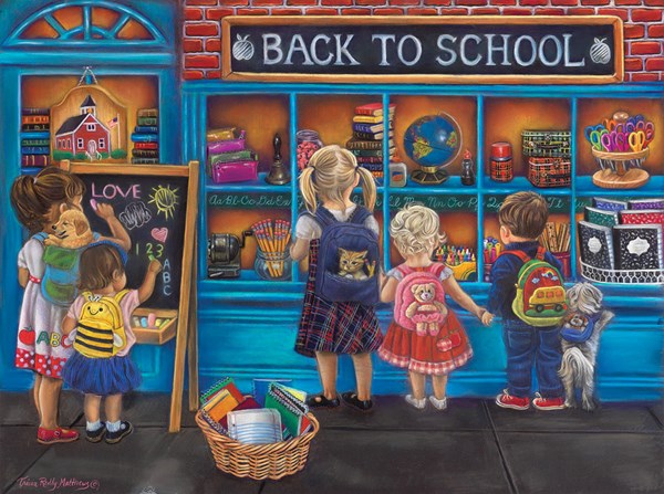 SunsOut (35863) - Tricia Reilly-Matthews: "School Time" - 1000 piezas