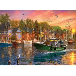 Eurographics (6000-0969) - Dominic Davison: "Harbor Sunset" - 1000 piezas