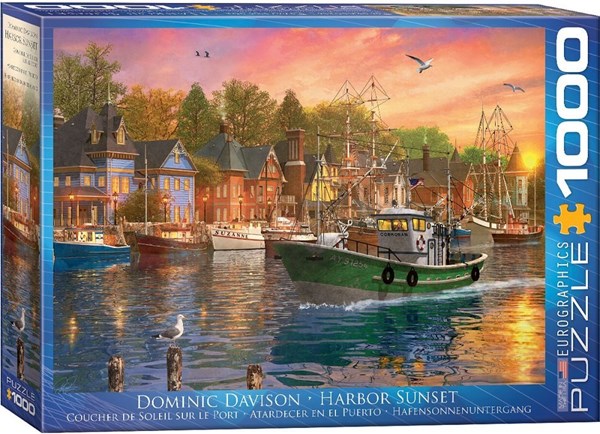 Eurographics (6000-0969) - Dominic Davison: "Harbor Sunset" - 1000 piezas