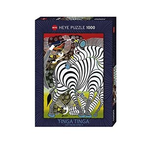 Heye (29425) - Edward Tingatinga: "Zebra" - 1000 piezas