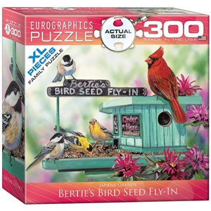 Eurographics (8300-0604) - Janene Grende: "Bertie's Bird Seed Fly-In" - 300 piezas