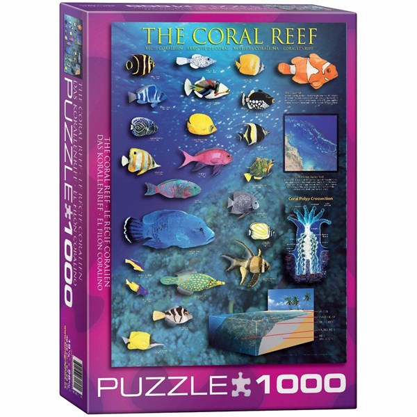 Eurographics (6000-1170) - "The Coral Reef" - 1000 piezas