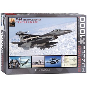 Eurographics (6000-4956) - "F-16 Fighting Falcon" - 1000 piezas