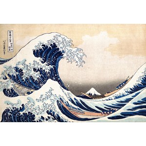 Piatnik (569845) - Hokusai: "La gran ola de Kanagawa" - 1000 piezas