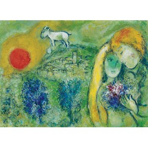 Eurographics (6000-0848) - Marc Chagall: "The Lovers of Vence" - 1000 piezas