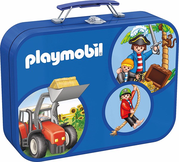 Schmidt Spiele (55599) - "Playmobil Tin" - 60 100 piezas