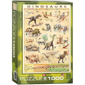 Eurographics (6000-1005) - "Dinosaurs" - 1000 piezas