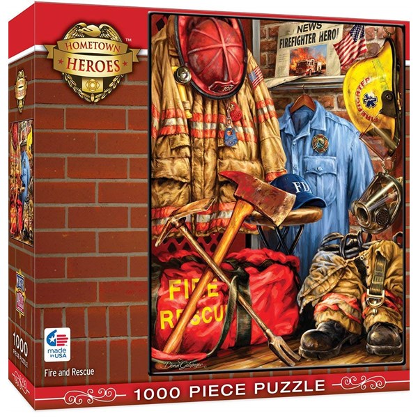 MasterPieces (71511) - Dona Gelsinger: "Fire and Rescue" - 1000 piezas