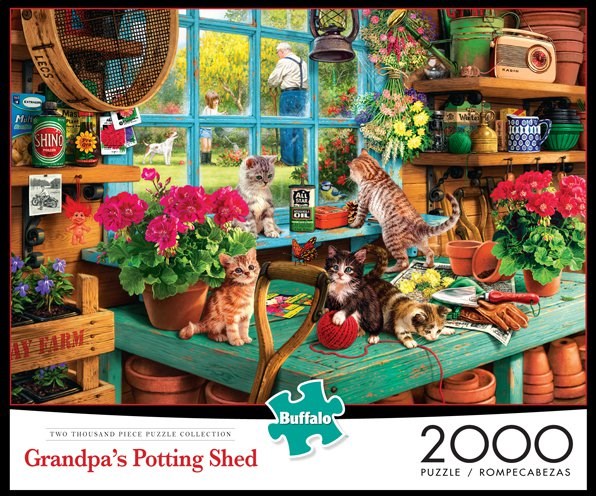 Buffalo Games (2048) - Steve Read: "Grandpa's Potting Shed" - 2000 piezas