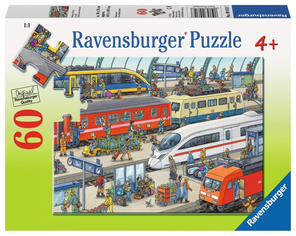 Ravensburger (09610) - "Railway Station" - 60 piezas