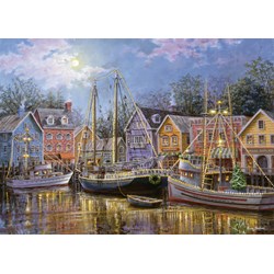 Ravensburger (14912) - Nicky Boehme: "Ships Aglow" - 500 piezas