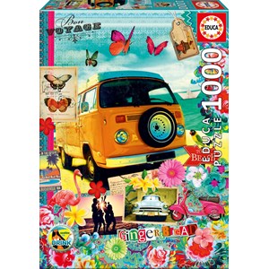 Educa (17103) - "Bon Voyage" - 1000 piezas