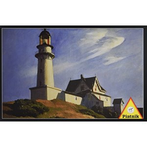 Piatnik (538544) - Edward Hopper: "Lighthouse at Two Lights" - 1000 piezas