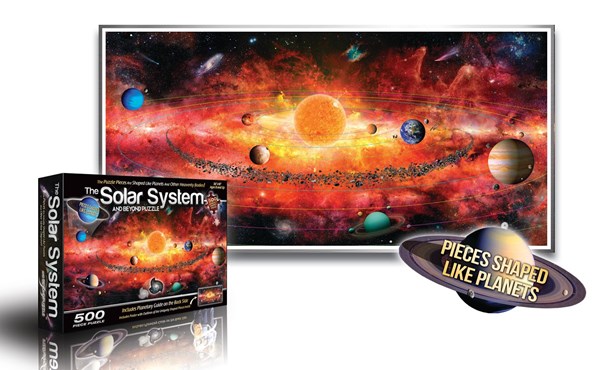 A Broader View (158A) - "The Solar System Puzzle" - 500 piezas