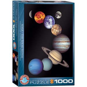 Eurographics (6000-0100) - "Nasa, The Solar System" - 1000 piezas