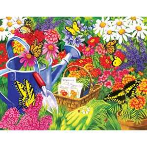 SunsOut (62902) - Nancy Wernersbach: "A Home for Butterflies" - 1000 piezas