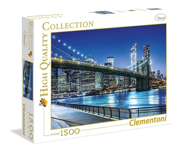 Clementoni (31804) - "New York by night" - 1500 piezas
