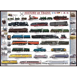 Eurographics (6000-0251) - "History of Trains" - 1000 piezas
