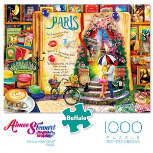 Buffalo Games (11743) - Aimee Stewart: "Life is an Open Book: Paris" - 1000 piezas