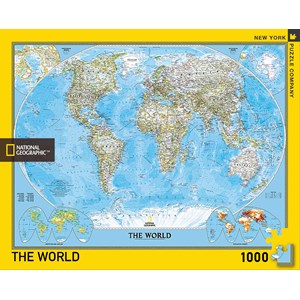New York Puzzle Co (NPZNG1601) - "The World" - 1000 piezas