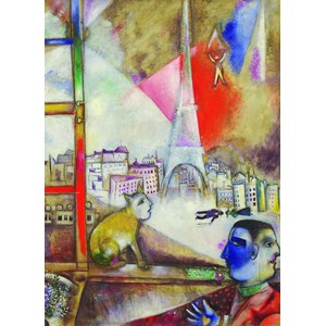 Eurographics (6000-0853) - Marc Chagall: "Paris Through the Window" - 1000 piezas