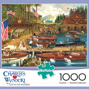 Buffalo Games (11426) - Charles Wysocki: "Lost in the Woodies" - 1000 piezas
