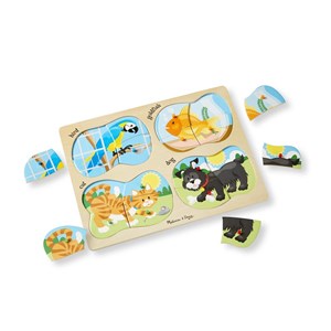 Melissa and Doug (9861) - "Pets" - 16 piezas