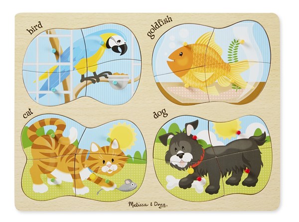 Melissa and Doug (9861) - "Pets" - 16 piezas