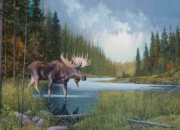 Cobble Hill (51841) - Douglas Laird: "Moose Lake" - 1000 piezas