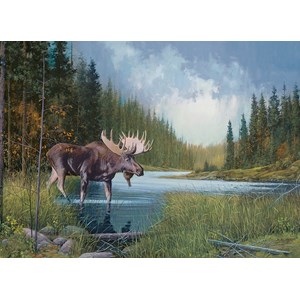 Cobble Hill (51841) - Douglas Laird: "Moose Lake" - 1000 piezas