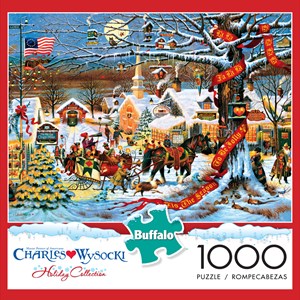 Buffalo Games (11425) - Charles Wysocki: "Small Town Christmas" - 1000 piezas