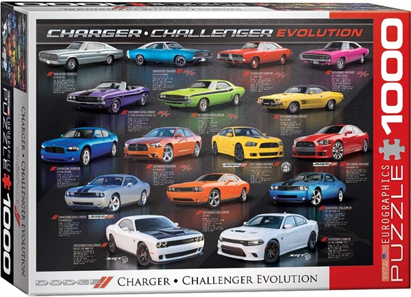 Eurographics (6000-0949) - "Dodge Charger Challenger Evolution" - 1000 piezas