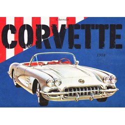 New York Puzzle Co (GM956) - "Corvette Convertible, General Motors" - 500 piezas