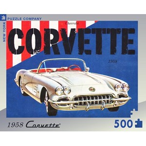 New York Puzzle Co (GM956) - "Corvette Convertible, General Motors" - 500 piezas