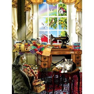 SunsOut (34983) - Lori Schory: "The Sewing Room" - 1000 piezas