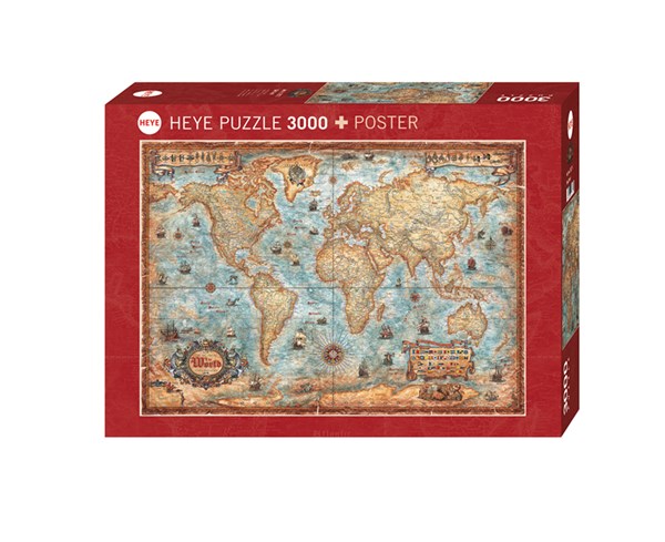 Heye (29275) - "The World" - 3000 piezas