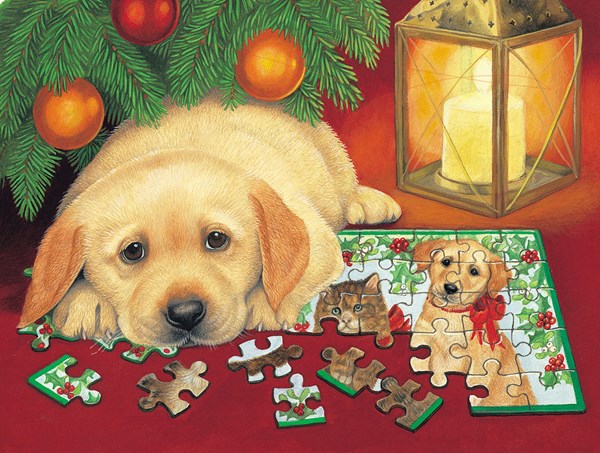 SunsOut (59406) - Avril Haynes: "A Puzzle for Christmas" - 500 piezas