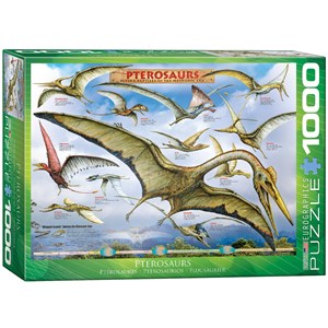 Eurographics (6000-0680) - "Pterosaurs" - 1000 piezas