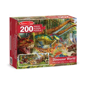 Melissa and Doug (8908) - "Dinosaur World" - 200 piezas