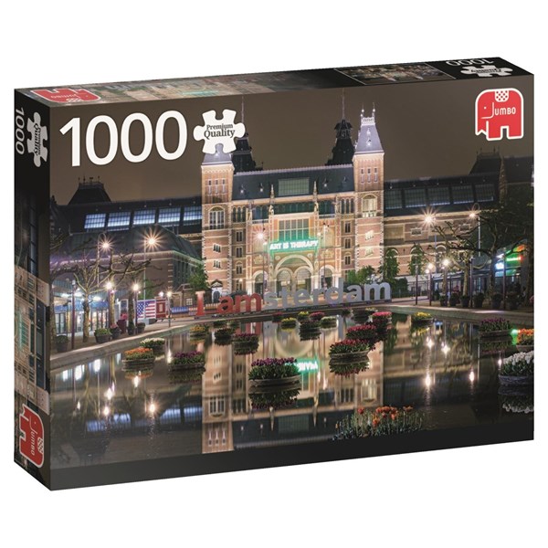 Jumbo (18351) - "Rijksmuseum By Night" - 1000 piezas