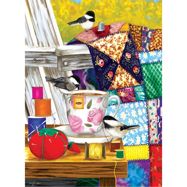 SunsOut (12550) - "Afternoon Quilt Mending" - 500 piezas