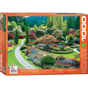 Eurographics (6000-0700) - "The Butchart Gardens Sunken Garden" - 1000 piezas
