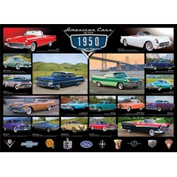 Eurographics (6000-0676) - "American Cars of the 1950's" - 1000 piezas