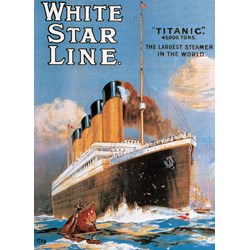Eurographics (6000-1333) - "White Star Line Titanic" - 1000 piezas