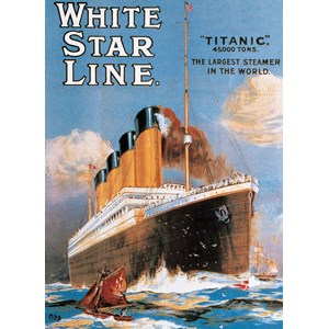 Eurographics (6000-1333) - "White Star Line Titanic" - 1000 piezas
