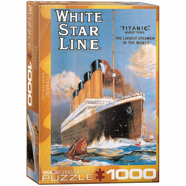Eurographics (6000-1333) - "White Star Line Titanic" - 1000 piezas