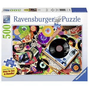 Ravensburger (14917) - Aimee Stewart: "Viva le Vinyl" - 500 piezas