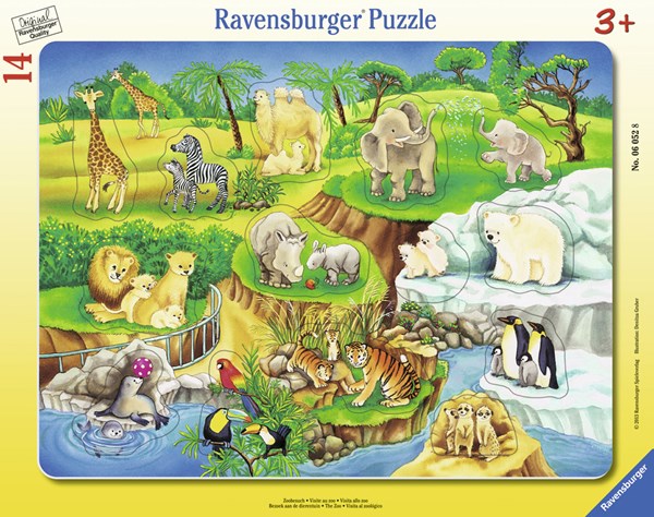 Ravensburger (06052) - "The Zoo" - 14 piezas